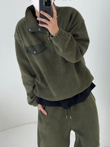 OR Snap Fleece Jogger Set-up(4C)