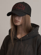 BLACK DENIM BALLCAP BLACK