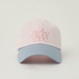 Avivere lettering cap Light pink periwinkle