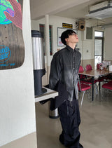 No.0633 Wグラデーションデニムシャツ