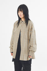 エニシングタータンチェックオーバーシャツ