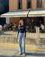 SOFT BLUE LINE WIDE DENIM code 26212