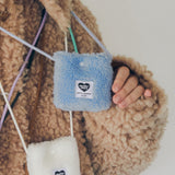 COMPACT NECKLACE BAG (BLUE)