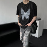 Butterfly-printed Short-Sleeved T-shirt / D747406118682 