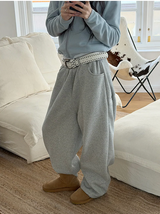 [ブラッシュドフリース] オーバーフィットスウェットパンツ (7colors)