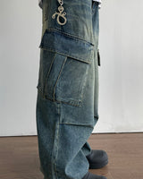 Aero Cargo Denim Pants