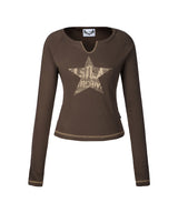 STAR GRAPHIC LONG SLEEVE_BR