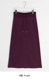 Oha Banding Color Long Skirt