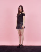 ローズホルターブラウス[BLACK]