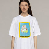 [UNISEX] フールドールイエローボックスショートスリーブtシャツ