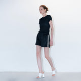 Bloom short sleeve Black