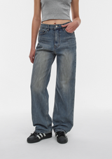 [B-DENIM] WASHING WIDE 039