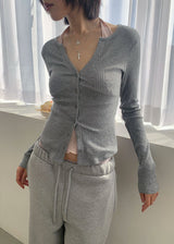 MUTE V RIB CARDIGAN