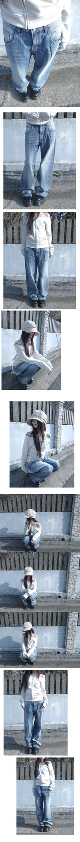 slub wide denim