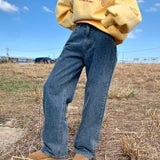 ディープフォークデニムパンツ