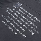 BBD クラッシュドフェイスピグメントTシャツ (Charcoal)
