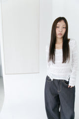 rose frill top(2colors)