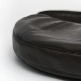 Split Half Moon Messenger Bag_Dark brown