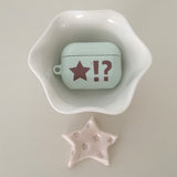 Star Dang Dang Dot Mint Mocha Glossy AirPods Case