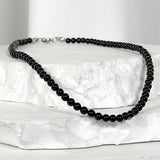 ss-stone necklace_black