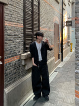 [Premium] Cool U-neck short sleeve T-shirt