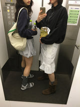 【即日発送】パンプキンチェックミニスカート