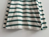 Cog color Dangara collar long sleeve tee 