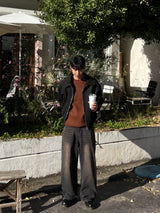 Zenith Thin Black Denim Pants (S / M / L)