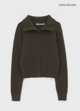 [MADE] Rieto High Neck Wool Knit Cardigan