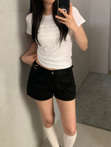 Nathan belt shorts