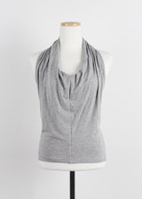 DRAPE HALTER TOP