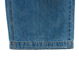 24FW COATING WASHING WIDE DENIM PANTS DARK BLUE 