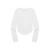 MARIEL SQUARE NECK CROP T (6Color)