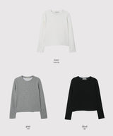 Basic Winter Mink Warm T-shirt (5color)