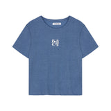シルバーフォイルTシャツ Black & Blue