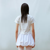 Horse Crop T-shirt (WHITE)