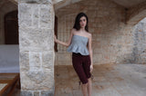 Twinkle tweed top_silver