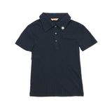 [LINE] Unbalanced Ribbed Polo T-shirt (3c)
