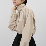 stand collar shirt