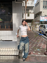 セクションリベットバルーンジーンズ (2C)