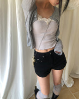 Foda Sheer Ribbed Cardigan
