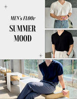Cielo v-neck short-sleeve knit