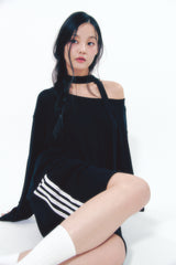 Bermuda Lace Pants Black