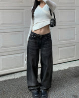 Form denim pants