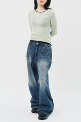 (W) Bene Dobule Top (5color)