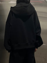 ビッグクロスクロップフーディ