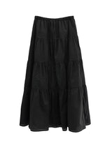 Tur Pintuck Frill Tiered Skirt