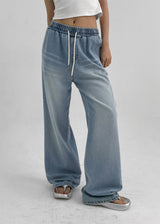 [MADE] Lubbock Lyocell Summer Denim Banding Pants