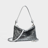 Metallic Sequin Hobo Shoulder Party Bag