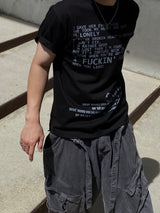 Slut Hate Crop Short Sleeve T-Shirt 3C